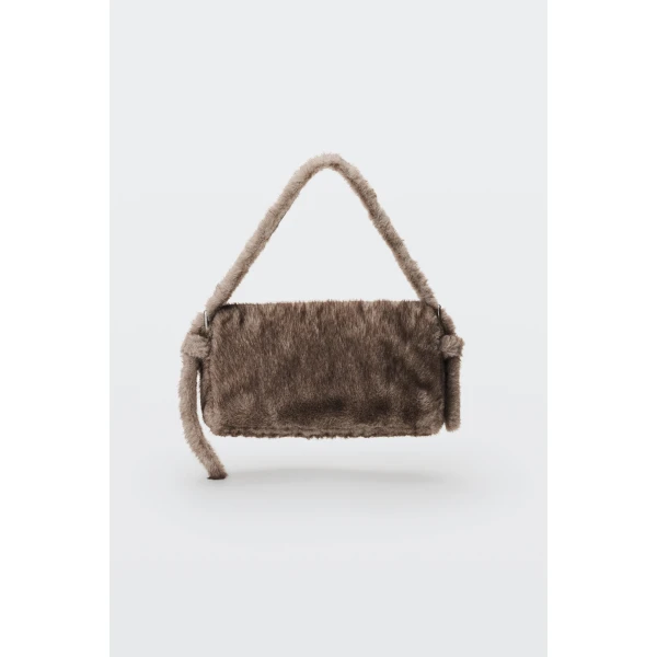 Alexander Wang Ricco Slim Flap Bag in Grey | Shoulder & Crossbody Bags | Coveti