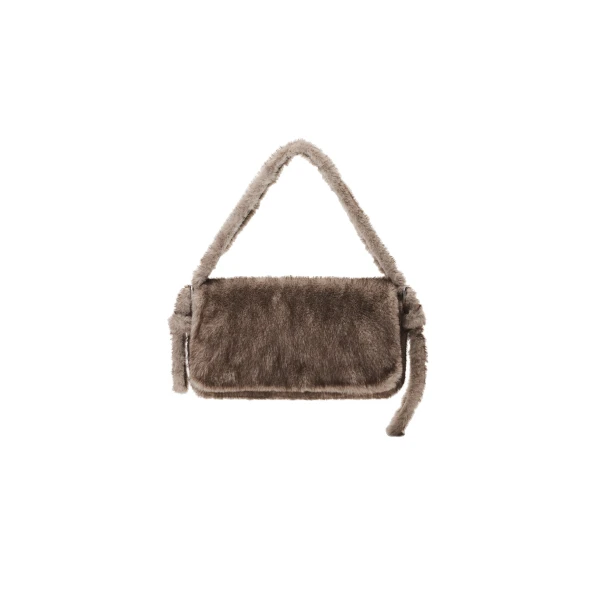 Ricco Slim Flap Bag in Grey