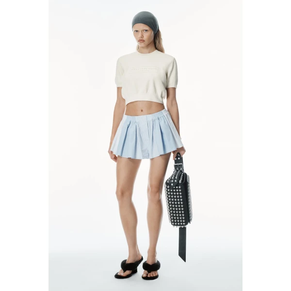 Alexander Wang Ricco Studded Medium Flap Bag in Black | Shoulder & Crossbody Bags | Coveti