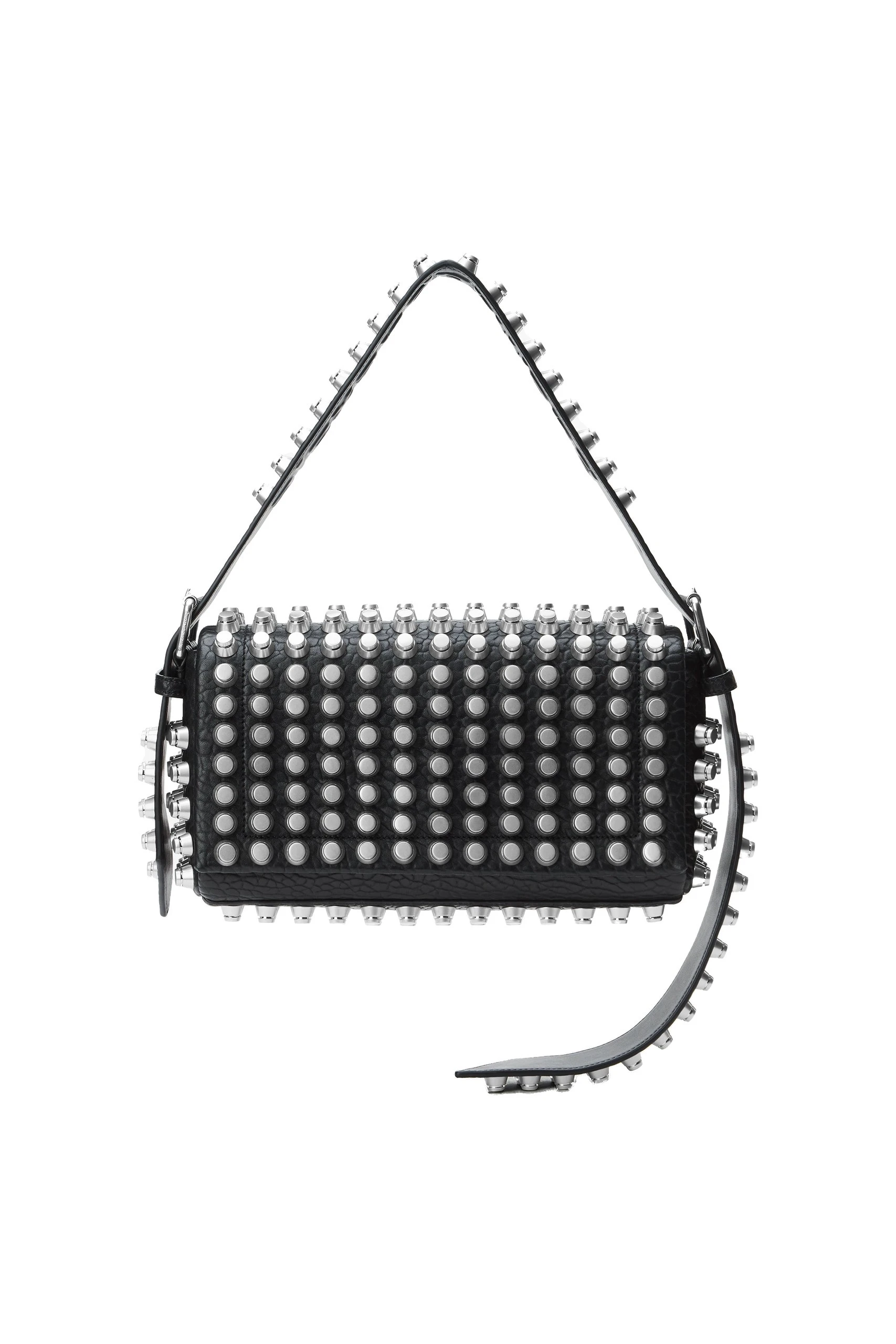 Alexander Wang Ricco Studded Medium Flap Bag in Black Alexander Wang Ricco Studded Medium Flap Bag in Black | Coveti