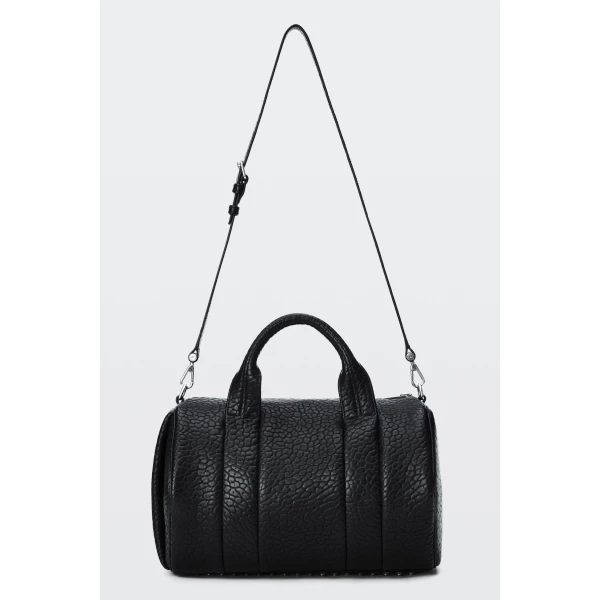 Alexander Wang Rocco Reissue Large Duffle Bag in Black | Totes & Top-Handle Bags | Coveti