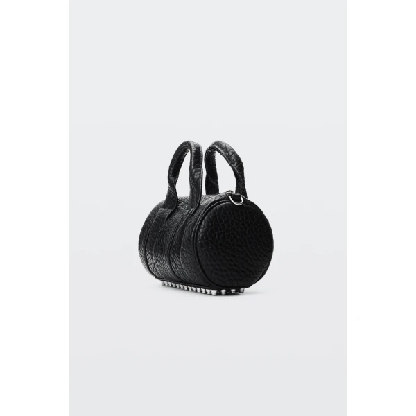 Alexander Wang Rocco Reissue Mini Duffle Bag in Black | Totes & Top-Handle Bags | Coveti
