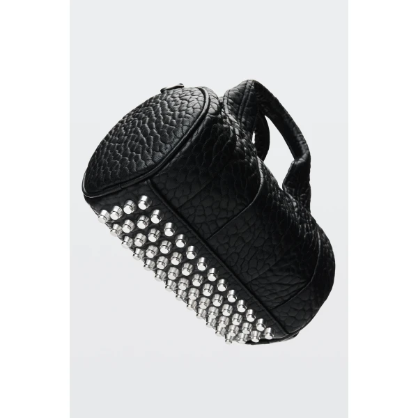 Alexander Wang Rocco Reissue Mini Duffle Bag in Black | Totes & Top-Handle Bags | Coveti