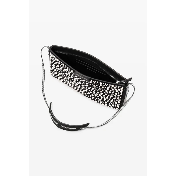 Alexander Wang Siren Crystal Mini Bag in Black | Mini Bags | Coveti