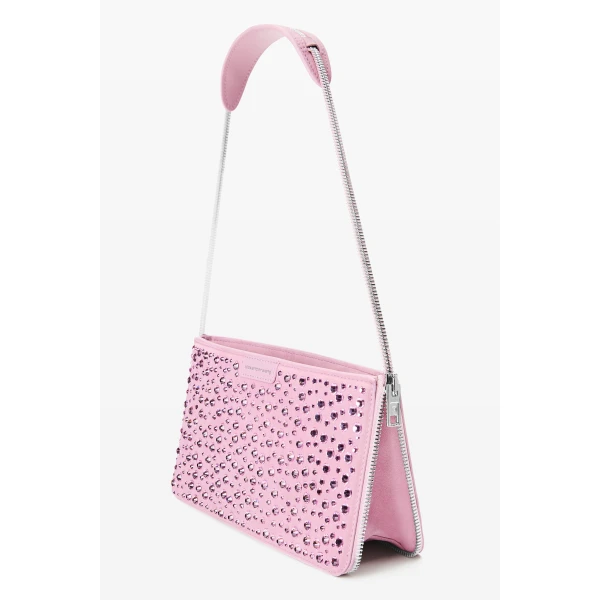 Alexander Wang Siren Crystal Mini Bag in Light Pink | Mini Bags | Coveti