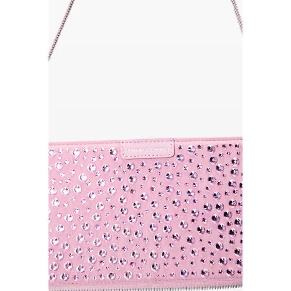 Alexander Wang Siren Crystal Mini Bag in Light Pink | Mini Bags | Coveti
