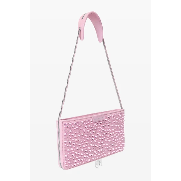 Alexander Wang Siren Crystal Mini Bag in Light Pink | Mini Bags | Coveti