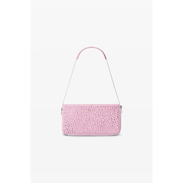 Alexander Wang Siren Crystal Mini Bag in Light Pink | Mini Bags | Coveti