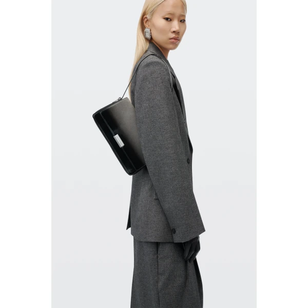 Alexander Wang Siren Degrade Shoulder Bag in Black | Shoulder & Crossbody Bags | Coveti