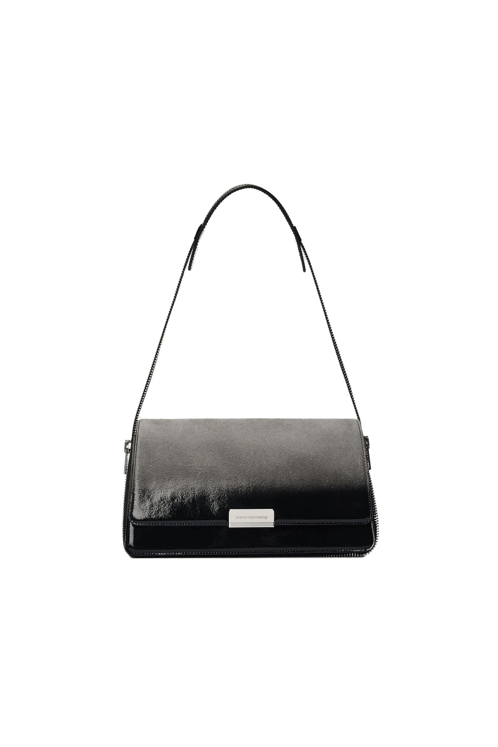 Alexander Wang Siren Degrade Shoulder Bag in Black Alexander Wang Siren Degrade Shoulder Bag in Black | Coveti