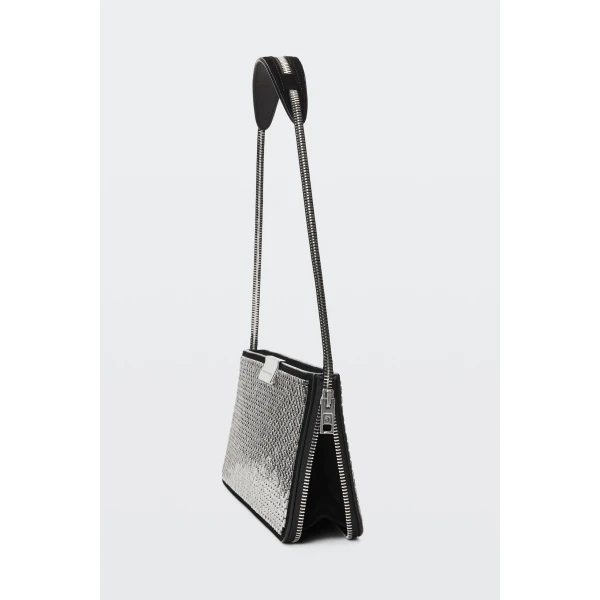 Alexander Wang Siren Glass Crystal Mini Bag in Black | Mini Bags | Coveti