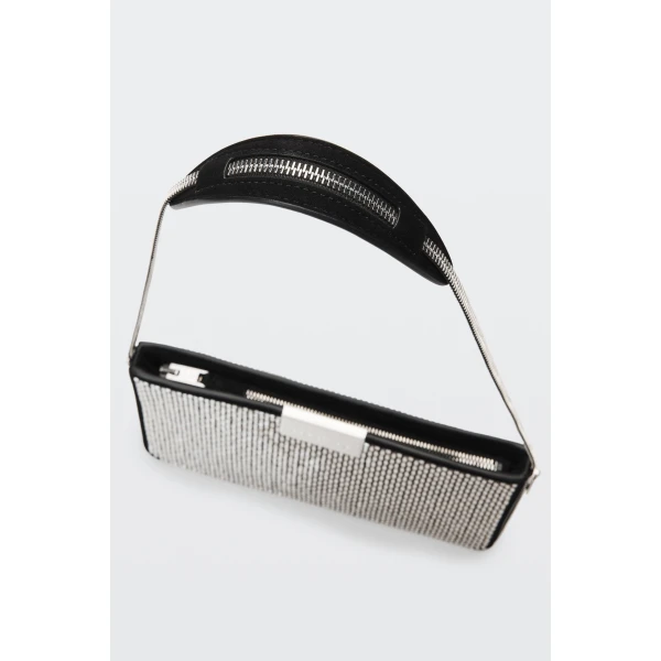 Alexander Wang Siren Glass Crystal Mini Bag in Black | Mini Bags | Coveti