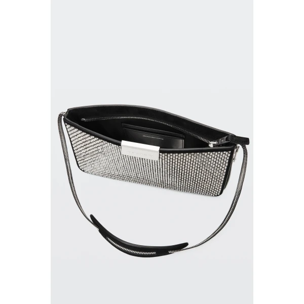 Alexander Wang Siren Glass Crystal Mini Bag in Black | Mini Bags | Coveti