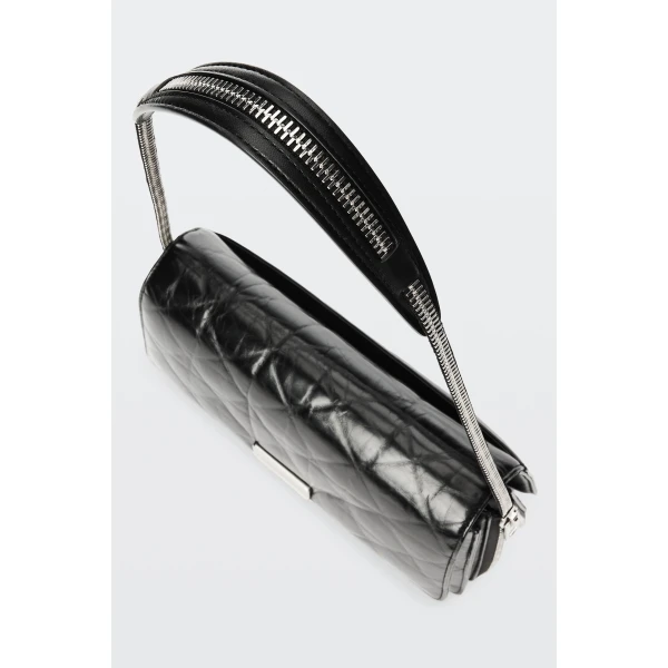 Alexander Wang Siren Medium Flap Bag in Black | Shoulder & Crossbody Bags | Coveti