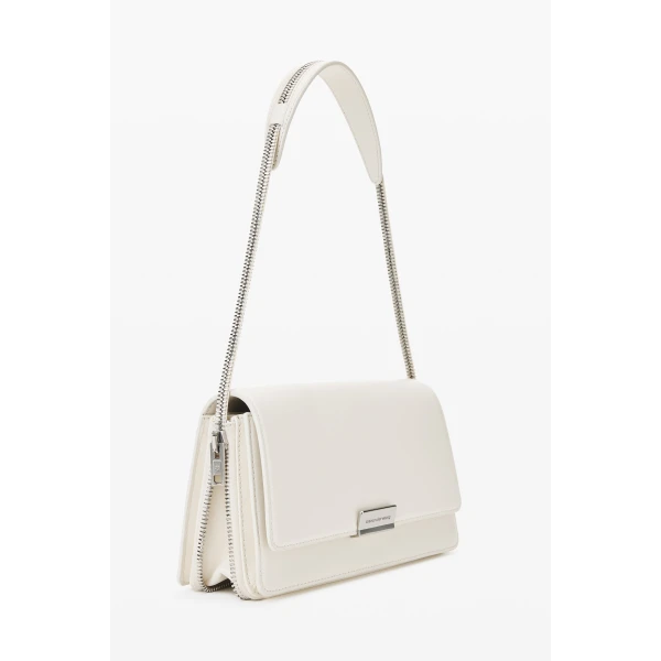 Alexander Wang Siren Shoulder Bag in Vanilla | Shoulder & Crossbody Bags | Coveti