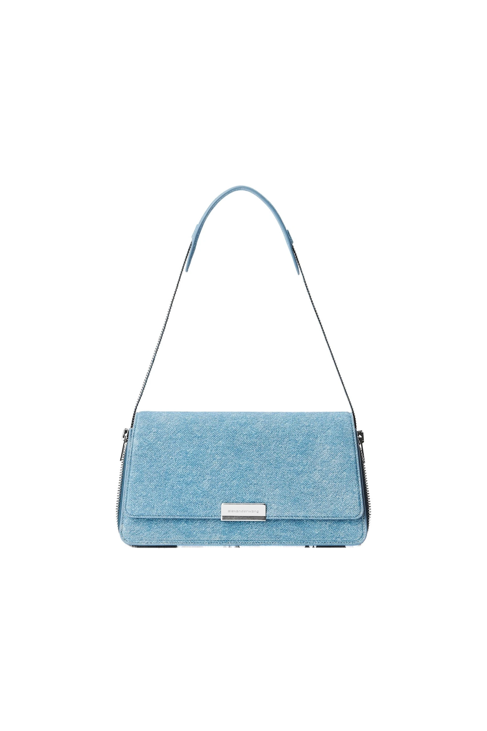 Alexander Wang Siren Shoulder Bag in Vintage Medium Indigo Alexander Wang Siren Shoulder Bag in Vintage Medium Indigo | Coveti