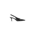 Alexander Wang Slasher 65mm Zip Slingback in Black | Coveti