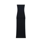 Alexander Wang Strapless High-Low Bodycon Dress in Black | Coveti