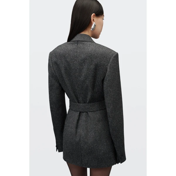 Alexander Wang Tweed Blazer Dress in Charcoal | Dresses | Coveti