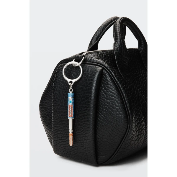 Alexander Wang WangLP-1 Bag Charm in Alloy | Bag charms | Coveti