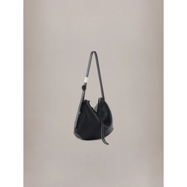Amiri Baby Biscotto Shoulder Bag in Black, view 3 | Shoulder & Crossbody Bags | Coveti