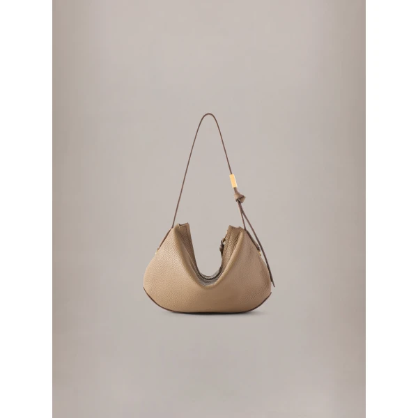 Amiri Baby Biscotto Shoulder Bag in Taupe, view 2 | Shoulder & Crossbody Bags | Coveti