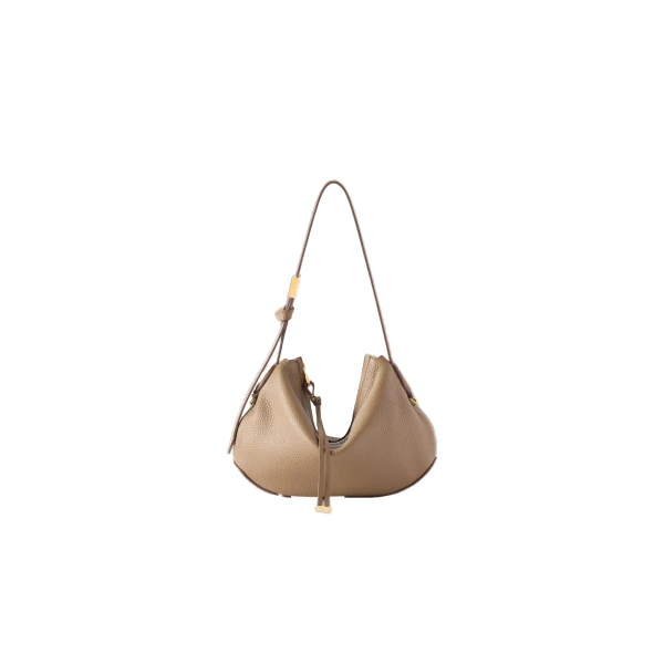 Amiri Baby Biscotto Shoulder Bag in Taupe | Shoulder & Crossbody Bags | Coveti