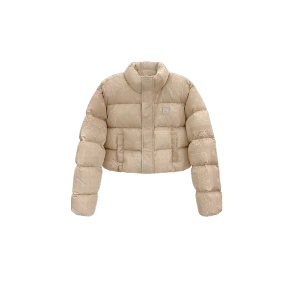Bandana Down Puffer in Semolina