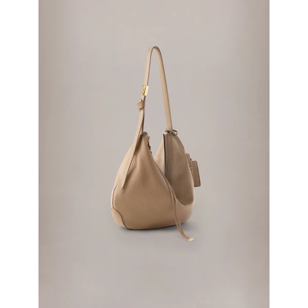 Amiri Biscotto Shoulder Bag in Taupe, view 3 | Shoulder & Crossbody Bags | Coveti