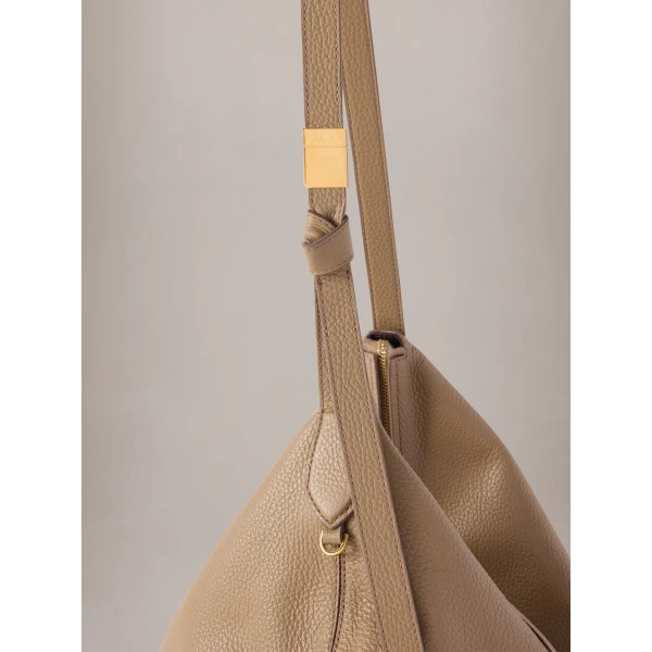 Amiri Biscotto Shoulder Bag in Taupe, view 4 | Shoulder & Crossbody Bags | Coveti