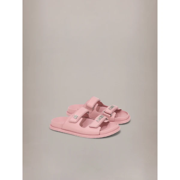 Amiri Boardwalk Sandals in Pink, view 2 | Flip Flops & Slides | Coveti