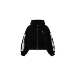 Amiri Bones Fleece Jacket in Black | Jackets | Coveti