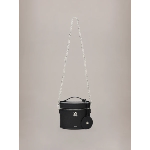 Amiri Chain Strap with MA Pendant in Nickel, view 2 | Bag Straps | Coveti