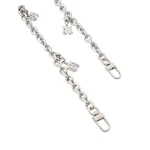 Amiri Chain Strap with MA Pendant in Nickel | Bag Straps | Coveti