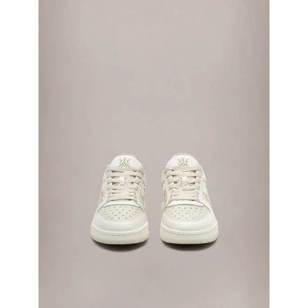 Amiri Classic Low Sneakers in White Alabaster, view 3 | Sneakers | Coveti