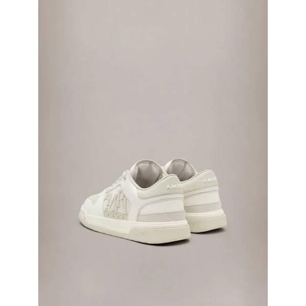 Amiri Classic Low Sneakers in White Alabaster, view 4 | Sneakers | Coveti