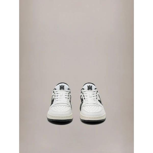 Amiri Classic Low Sneakers in White Black, view 3 | Sneakers | Coveti