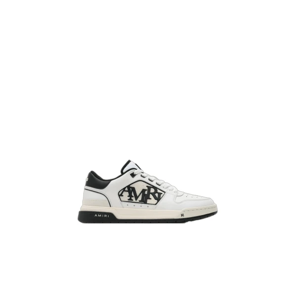 Amiri Classic Low Sneakers in White Black | Sneakers | Coveti