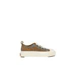 Amiri Denim Stars Court Low Sneakers in Yellow | Sneakers | Coveti