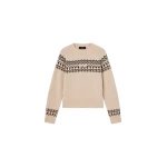 Amiri Fairisle Sweater in Semolina | Sweaters | Coveti