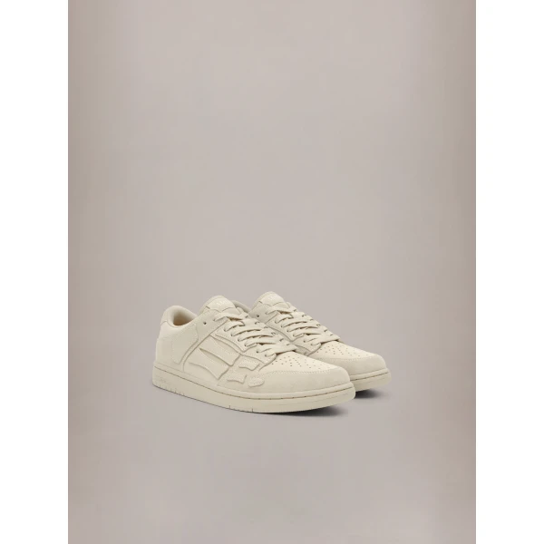 Amiri Fall 2026 Skel-Top Low Sneakers in Alabaster, view 2 | Sneakers | Coveti