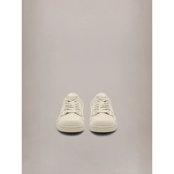 Amiri Fall 2026 Skel-Top Low Sneakers in Alabaster, view 3 | Sneakers | Coveti