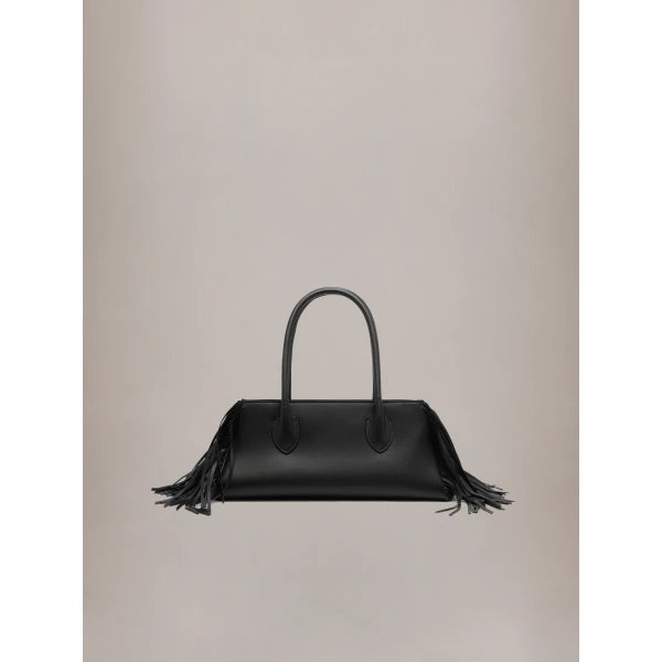 Amiri Fringe Honey 40 Shoulder Bag in Black, view 2 | Shoulder & Crossbody Bags | Coveti