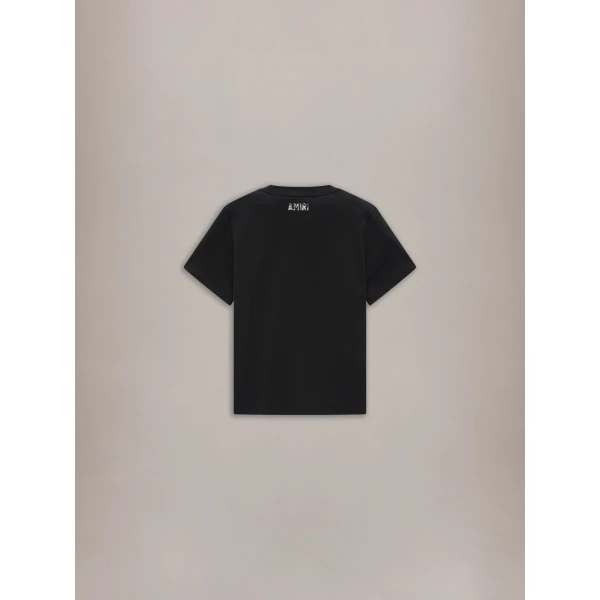 Amiri Laurel Canyon Regular Tee in Black, view 2 | T-shirts | Coveti