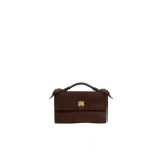 Amiri Long MA Pochette Bag in Dark Brown | Shoulder & Crossbody Bags | Coveti