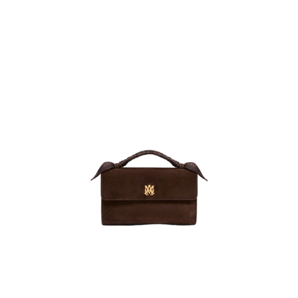 Long MA Pochette Bag in Dark Brown