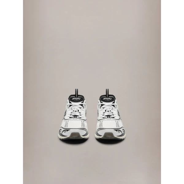Amiri M-Tech Sneakers in White Black, view 3 | Sneakers | Coveti