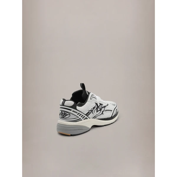 Amiri M-Tech Sneakers in White Black, view 4 | Sneakers | Coveti