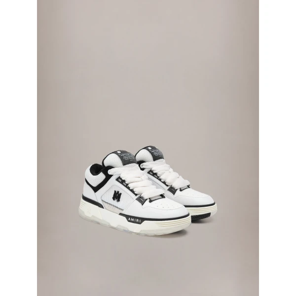 Amiri MA-1 Sneakers in White Black, view 2 | Sneakers | Coveti