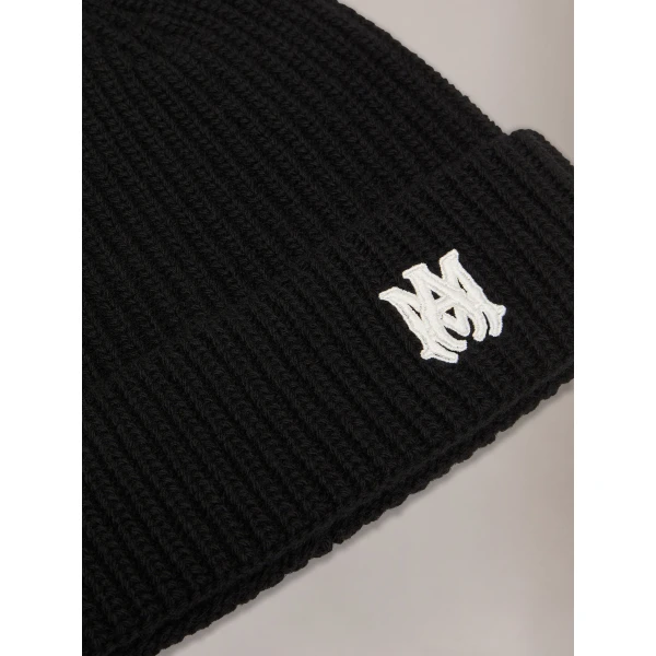 Amiri MA Beanie in Black, view 2 | Hats | Coveti